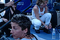 andrea, robyn, south street seaport, nyc, august 2001