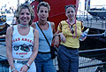 robyn, andrea, jen jen, south street seaport, nyc, august 2001