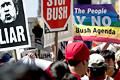 united for peace & justice march, 34th street, nyc, august 2004