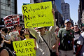 united for peace & justice march, 34th street, nyc, august 2004