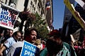 united for peace & justice march, 34th street, nyc, august 2004