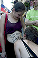 united for peace & justice march, 34th street, nyc, august 2004