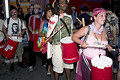 undentified protesters, times square, nyc, august 2004