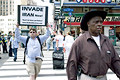 undentified protester, republican, madison square garden, nyc, august 2004