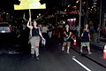 spontaneous protest from 6th and 29th to 5th and 24th, 5th avenue, nyc, august 2004