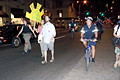 spontaneous protest from 6th and 29th to 5th and 24th, 5th avenue, nyc, august 2004