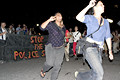 undentified protesters, union square, nyc, august 2004