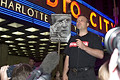 speaker, rally against corporate controlled media, radio city music hall, nyc, september 2004