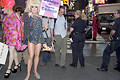 gender change for regime change, times square, nyc, september 2004