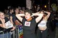 protest during bush's nomination acceptance speech, 8th avenue & 29th street, nyc, september 2004