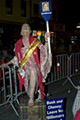 protest during bush's nomination acceptance speech, 8th avenue & 29th street, nyc, september 2004