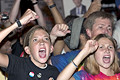 protest during bush's nomination acceptance speech, 8th avenue & 30th street, nyc, september 2004